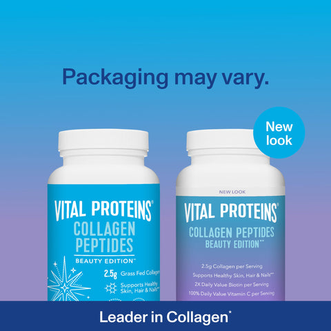 Vital Proteins Collagen Peptides Beauty Edition Capsules 2.5G Of Collagen Per Serving With Biotin And Vitamin C 30 Servings