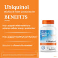 Doctor'S Best Kaneka Ubiquinol 100 Mg Supplement For Men & Women - Reduced Form Coq10 Coenzyme Q10 100Mg For Antioxidant & Heart Health Support Non Gmo Gluten Free Soy Free 60 Softgels