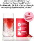 Flo Women S Endocrine Superfood Powder Supports Healthy Cortisol Levels, Hormonal Balance, Thyroid & Gut Health Multivitamin Plus Rhodiola, Dim, Myo-Inositols, Red Superfood 25 Servings