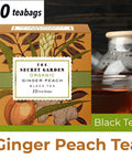 Elephant Park Premium Organic Holiday Tea Bag Sampler Box - 90 Bags 9 Exotic Flavors Herbal Orange Spice Mango Earl Grey Pomegranate Peach Green Ginger Peach Lemon Ginger Acai Berry