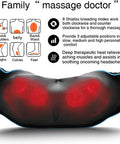Mo Cuishle Shiatsu Back Shoulder And Neck Massager With Heat, Electric Deep Tissue 4D Kneading Massage, Best Gifts For Women Men Mom Dad, Fathers Day, Mothers Day, Christmas Gifts