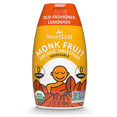Sweetleaf Lemonade Liquid Monk Fruit - Monk Fruit Liquid Sweetener Drops Organic Monk Fruit Extract Zero Calorie Sweetener Sugar Keto Friendly Erythritol - 1.7 Fl Oz