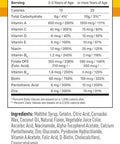 Children'S Multivitamin Gummies - Immunity Supporting Kids Vitamins With A, B, C, D, E, Biotin, Pantothenic Acid And Zinc - Sugar-& Natural Colors Kids Vitamin Gummies (60 Gummies)