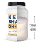 Left Coast Performance Cheesecake Keto Meal Replacement Shake [2lbs] - Low Carb Protein Powder Shake Mix High Fat with MCTs Collagen Peptides and Real USA Cream Cheese