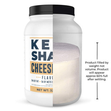 Left Coast Performance Cheesecake Keto Meal Replacement Shake [2lbs] - Low Carb Protein Powder Shake Mix High Fat with MCTs Collagen Peptides and Real USA Cream Cheese