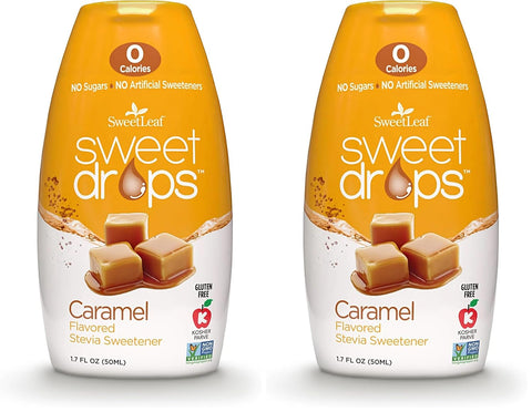 SweetLeaf Sweet Drops Flavored Stevia Liquid Sweetener Stevia Extract Zero Calories Gluten Keto Friendly Non GMO Natural Flavor Sugar Alternative Vanilla 1.7 Fl Oz (Pack of 1)