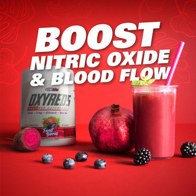 EHP Labs OxyReds Superfood Beets Powder Nitric Oxide Supplement Organic Beet Root Powder Immune Support Supplement and Prebiotics for Digestive Health Beet Powder Raspberry Refresh 30 Servings