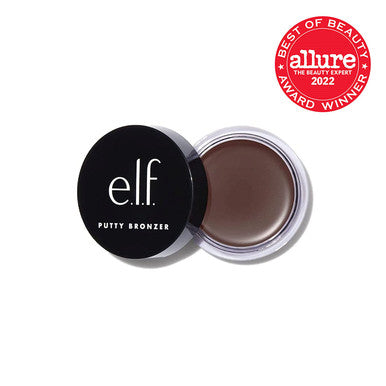 e.l.f. Putty Bronzer Creamy Highly Pigmented Formula Creates a LongLasting Bronzed Glow Infused with Argan Oil Vitamin E Cabana Cutie 0.35 Oz 10g