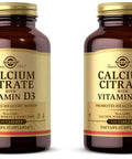Solgar Calcium Citrate 120 Tabs 2-Pack