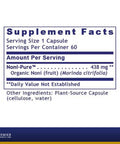 Premier Research Labs Noni - Supports Digestion & Immune System - Features Organic Noni Fruit - 60 Plant-Source Capsules
