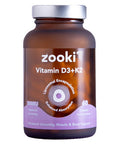 Zooki 3000iu Liposomal Vitamin D3 + K2 Capsules | 4X Higher Absorption | Ultimate Immunity Bones Muscles Support | Vegan | (30 Servings)