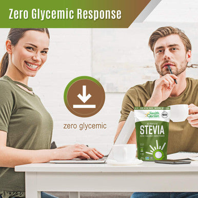 Health Garden Stevia Sweetener Powder - 4:1 Sugar Substitute - All Natural - Gluten - Keto Friendly - Tastes Like Sugar (2 Lbs)