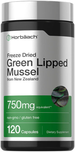 Horbaach Green Lipped Mussel 120 Capsules
