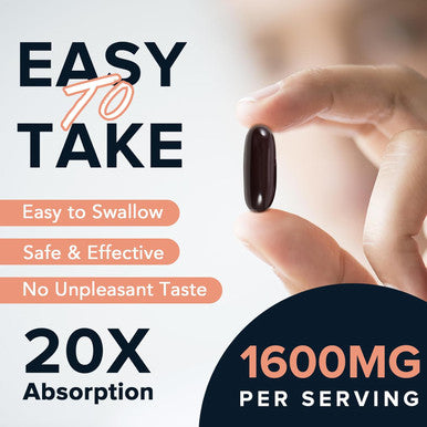1600 Mg Liposomal Nad Supplement, 98% Pure Nad+ Supplement, Superior Absorption, Alternative To Nicotinamide Riboside Or Nadh To Boost Nad+ For Aging Defense, Energy, Longevity, 120 Softgels