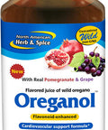 North American Herb Spice Oreganol Juice 12 fl oz with Real Pomegranate Grape Cardiovascular Support NonGMO 12 Servings
