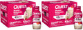 Quest Nutrition Chocolate Protein Shake, 45g Protein, 2g Sugar, 4g Net Carbs, Ready to Drink, Gluten Free, 12 Count | 45g Complete Protein, Ready to Drink, 4g Net Carbs, Gluten Free, Ultrafiltered Nonfat Milk, High Protein, 14 Fl Oz Bottles