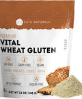 Kate Naturals Vital Wheat Gluten For Bread Making Baking Additive & Seitan. Compatible With Bread Machine (12Oz High Protein Flour)