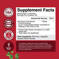 Natures Craft Extra Strength Tart Cherry Capsules - Tart Cherry Extract Capsules 7500mg Non-GMO Tart Cherry Fruit Equivalent per Serving - Advanced Uric Acid Cleanse and Joint Support Supplement - 240 Capsules