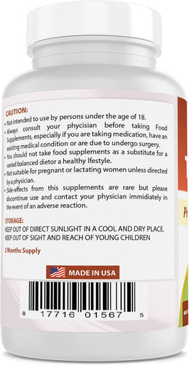 Best Naturals Tart Cherry Extract 1000 mg 60 Vcaps