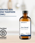 Metagenics Zinc Drink - Liquid Zinc Supplement - Trace Mineral - Immune System & Enzymes Support - With Zinc Sulfate - Non-Gmo, Gluten-Free, Vegetarian - 4.7 Fl Oz