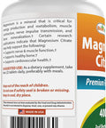 Best Naturals Magnesium Citrate (Citrato de Magnesio) 400mg 250 Tablets (400 mg of Elemental Magnesium per 2 Tablets) (1)