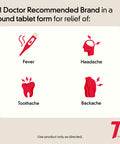 Extra Strength Coated Tablets Adult Pain Relief & Fever Reducer 100 ct