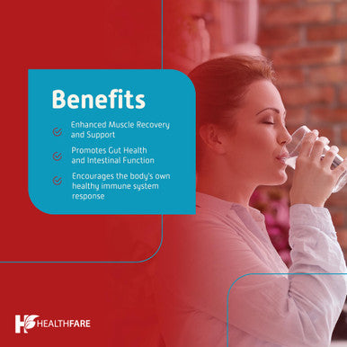 Healthfare L-Glutamine 1000Mg | 240 Capsules | Amino Acid Fuel For Gut & Muscle Health | Non-Gmo | Gluten-Free | Support For Recovery & Wellness | Made In The Usa