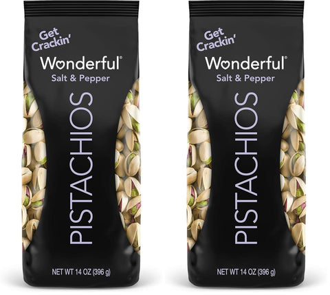 Wonderful Pistachios In Shell, Sweet Chili Flavored Nuts, 14 Ounce Bag, Protein Snacks, Gluten Free, Healthy Snack