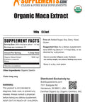 Bulksupplements.Com Organic Maca Root Extract Powder - Maca Supplement, Maca Powder Organic - Maca Root For Women & Men, Vegan & Gluten Free, 3000Mg Of Per Serving, 100G (3.5 Oz), Pack Of 1