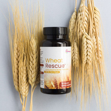 Microbiome Labs WheatRescue - Supports Optimal Wheat & Gluten Digestion - Digestive Enzymes & Probiotic Supplement to Help Protect Against Hidden Sources of Gluten - Digestive Aid (60 Capsules)