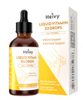 Heivy Liquid Vitamin D3 Drops |Bone And Immune Support | Natural Made Ingredients | Vitamin D3 Liquid 100 Mcg (4000 Iu) | Vegan | Gluten Free | Non-Gmo | 2 Fl Oz (60Ml)