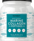 Marine Collagen Powder 20 Oz | Hydrolyzed Collagen Peptides | Unflavored | Keto, Paleo, Non-GMO, Gluten Free Supplement | by Horbaach