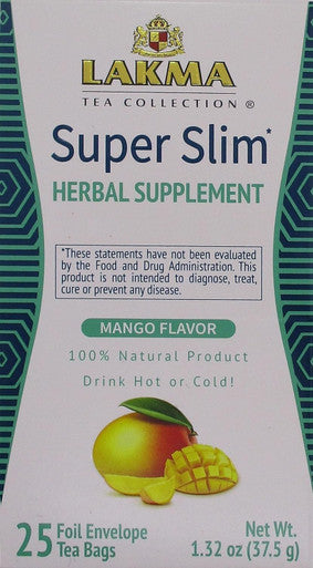 Hyleys Lakma Super Slim Tea with Mango - 25 Tea Bags