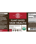 Global Healing Plant-Based Vein Health & Iron Health Kit - Liquid Drops for Blood Flow & Vein Circulation and Vegan Supplement for Blood Support, Natural Energy & Brain Health - 2 Fl Oz & 60 Capsules