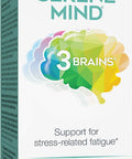 3 Brains by Natural Factors Serene Mind Adaptogenic Blend to Help Naturally Relieve Stress Mental Fatigue Daily Dietary Supplement Vegetarian 120 Capsules 60 Servings