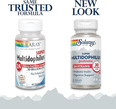 Multidophilus 24, Super 30 bil Solaray 60 VCaps