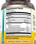 Amazing Nutrition Omega Norwegian Cod Liver Oil 1000 Mg Softgels Supplement | Omega-3 EPA DHA Vitamin A Vitamin D & Vitamin E (Orange | 250 Count)