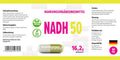Hepatica Nadh 50Mg 60 Vegan Capsules, 3Rd Party Lab Tested, High Strength Supplement, Gluten And Gmo , 60 Count (Pack Of 1)
