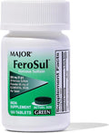 Major Ferosul - Ferrous Sulfate 325Mg Tablets With 65Mg Of Elemental Iron - Iron Supplement For Women, Men - [Color] - 100 Tablets (3 Pack)