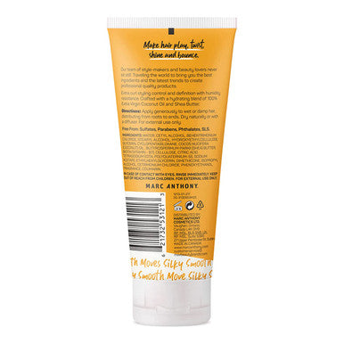 Marc Anthony Nourishing Curl Cream, Coconut Oil & Shea Butter - Anti-Frizz Biotin Detangling Cream to Enhance Curls, Defrizz, Hydrate & Adds Shine - Color Safe & Sulfate Free Styling Product