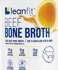 LEANFIT BEEF BONE BROTH Powder 15g Protein 19 Servings 285g Tub