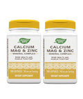 Nature'S Way Calcium Magnesium & Zinc 765 Mg Per Serving 100 Capsules - (Pack Of 2)