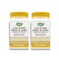 Nature'S Way Calcium Magnesium & Zinc 765 Mg Per Serving 100 Capsules - (Pack Of 2)
