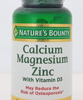 Nature's Bounty Calcium Magnesium Zinc with Vitamin D3 100 Coated Caplets