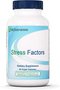 Nutra BioGenesis - Stress Factors - Vitamin B6, Lithium and GABA to Help Support Stress Response and Neurotransmitter Health - 60 Capsules