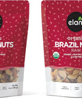 Elan Organic Raw Brazil Nuts, 6.5 oz, Whole Nuts, No Shell, Non-GMO, Vegan, Gluten-Free, Kosher, Healthy Snacks