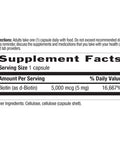 Country Life Biotin High Potency 5Mg 120 Count