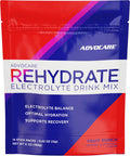 Advocare Rehydrate Electrolyte Drink Mix - Hydration & Recovery Drink With Sodium, Potassium & More - Fruit Punch, 14 Stick Packs