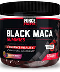 Force Factor Black Maca Gummies, Black Maca Root to Enhance Vitality in Men & Women, Increase Energy & Strength, with BioPerine for Superior Absorption, Delicious Passion Berry Flavor, 60 Gummies