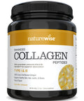 Naturewise Enhanced Collagen Peptides (45 Servings) - Hydrolyzed Type I & Iii To Support Hair, Skin, Joint, And Bone Health